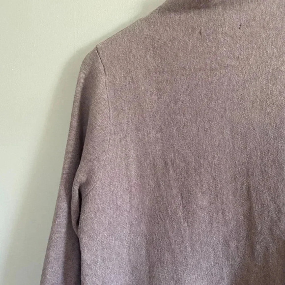 Tahari Mauve Mock Turtleneck Sweater - Picture 12 of 13